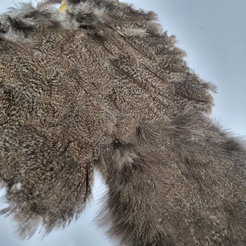 Whiting Coq de Leon Hen Soft Hackle with Chickabou in Natural Brown Speckled-8